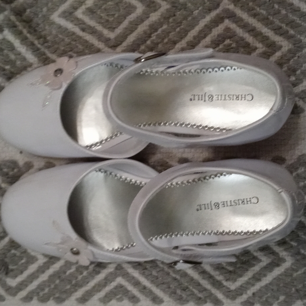 Christie and Jill girls communion shoes